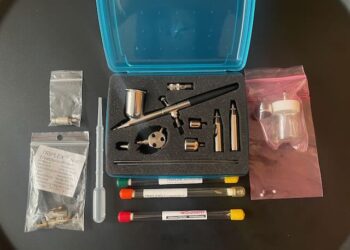 Airbrush Triplex + kompresor Fengda